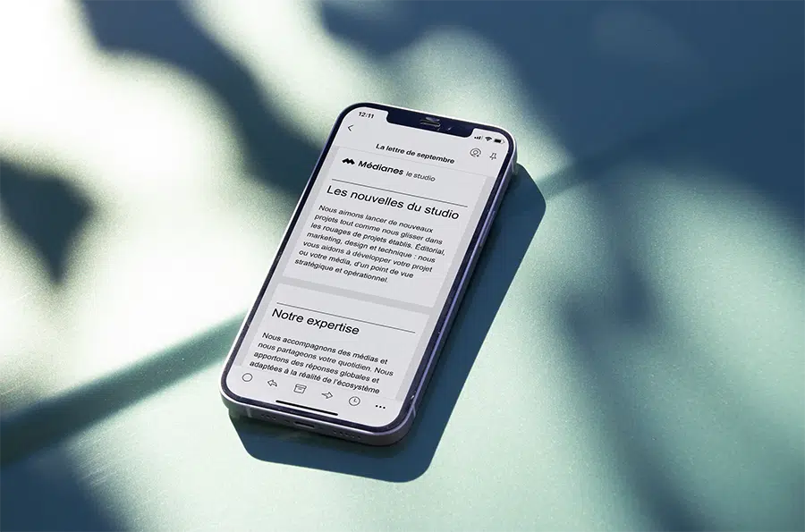 L'infolettre du studio