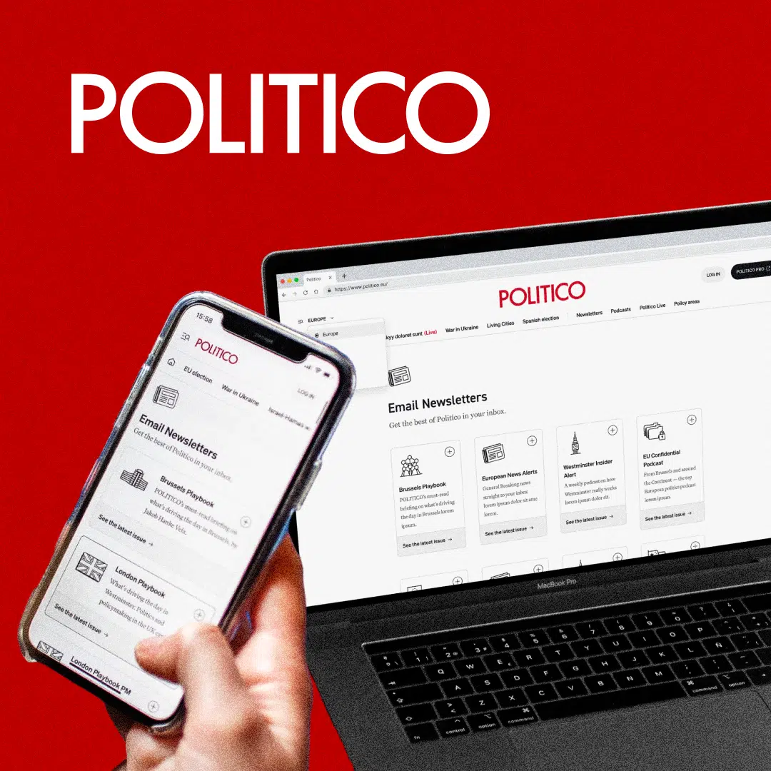 POLITICO — Refonte du site et communication