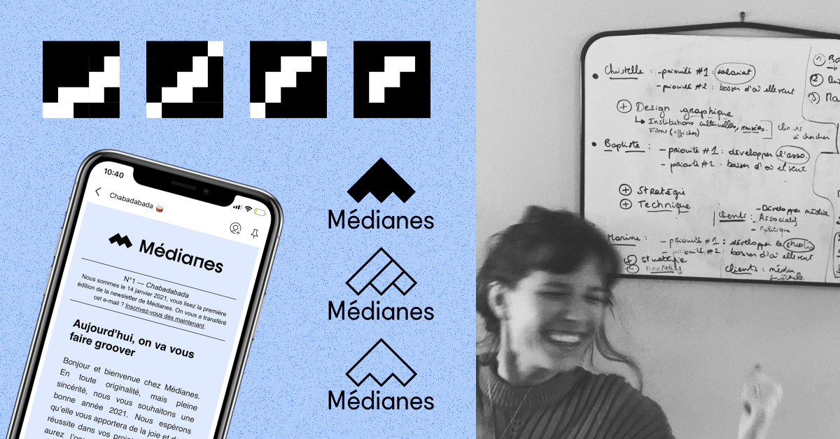 Coulisses — Épisode 4 : d’où vient le logo de Médianes ? (et ce à quoi vous avez échappé)