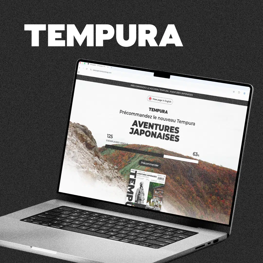 Tempura — Campagne de précommande