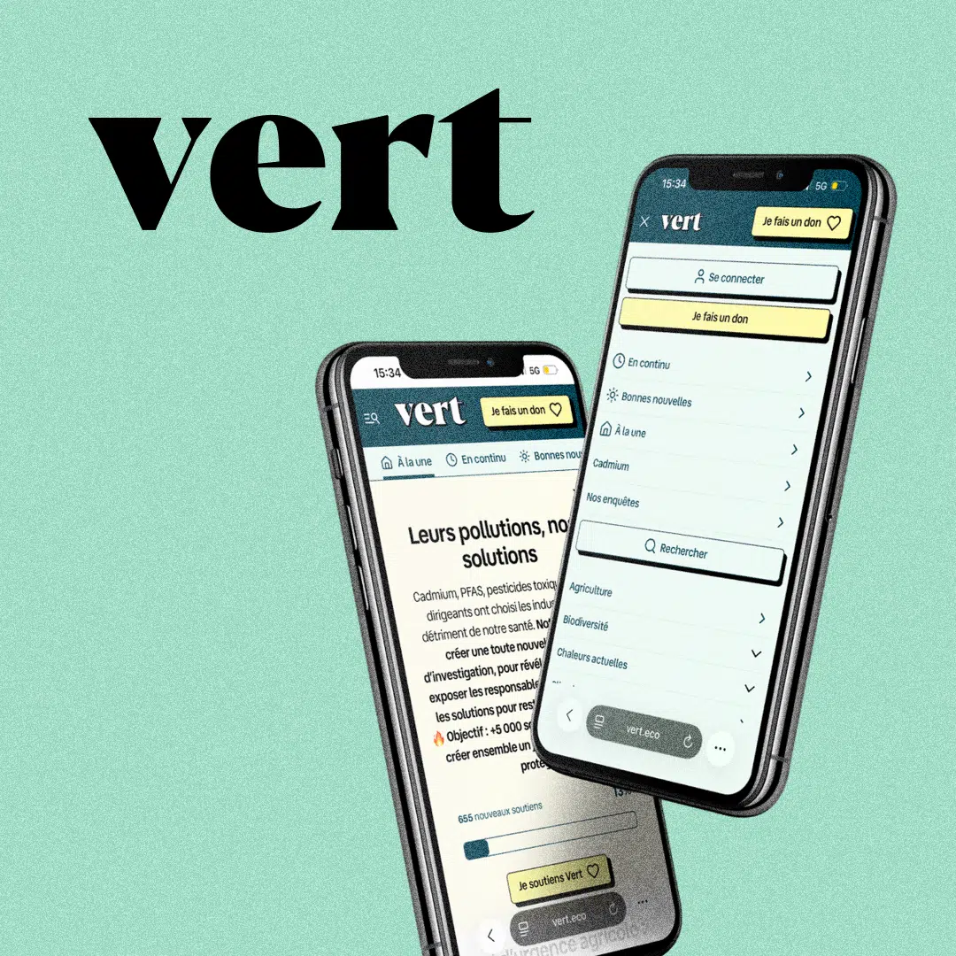 Vert — Refonte de site web