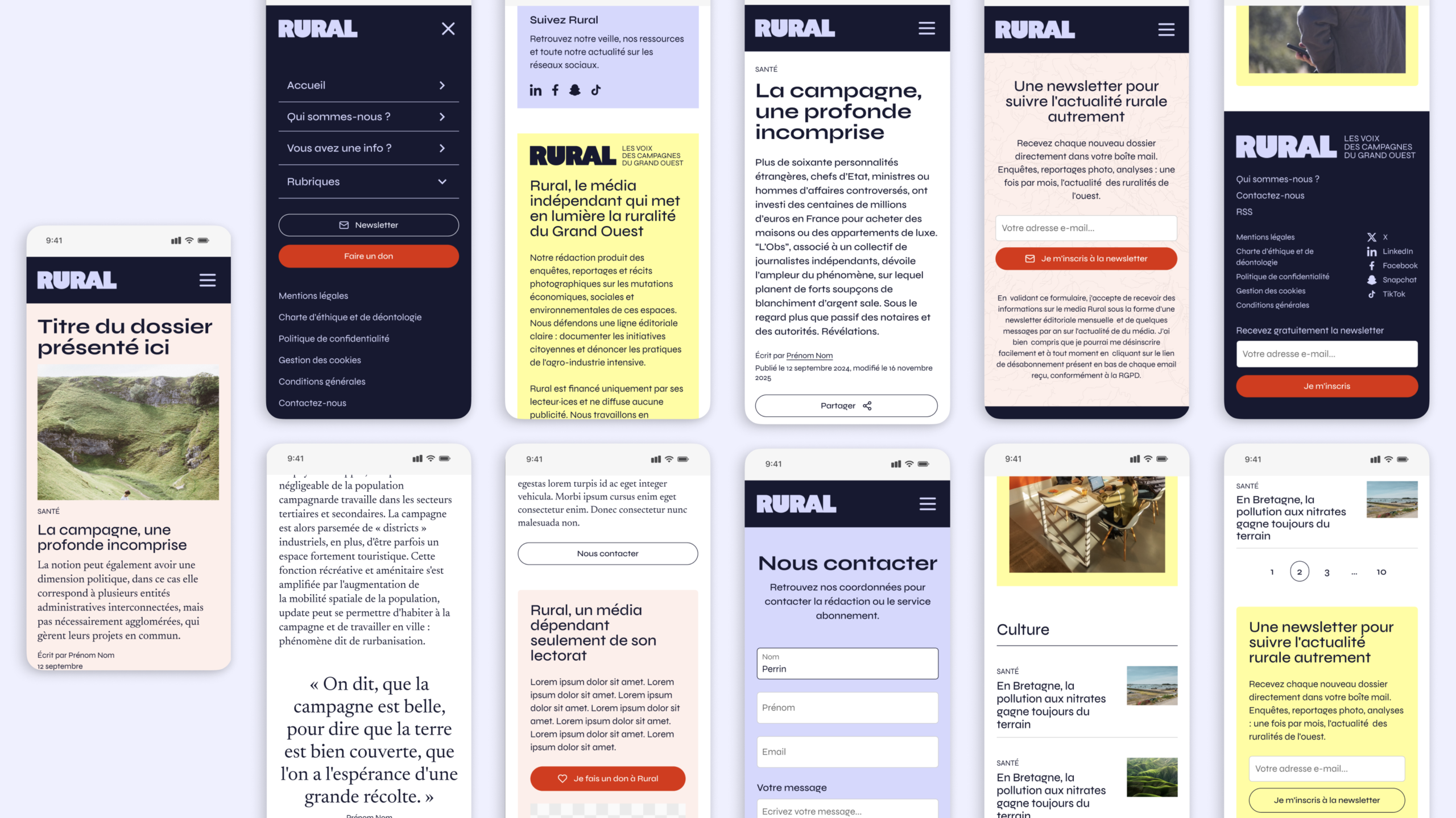Rural — Création de l&rsquo;identité visuelle