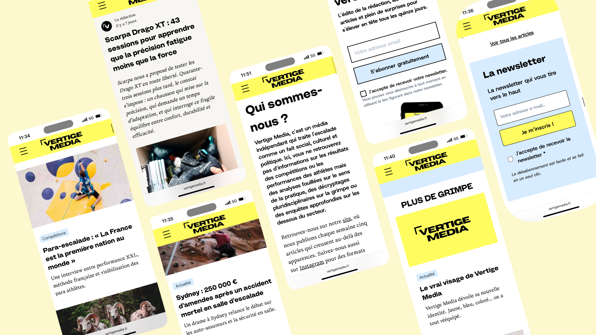 Vertige Media — Refonte de l&rsquo;identité visuelle