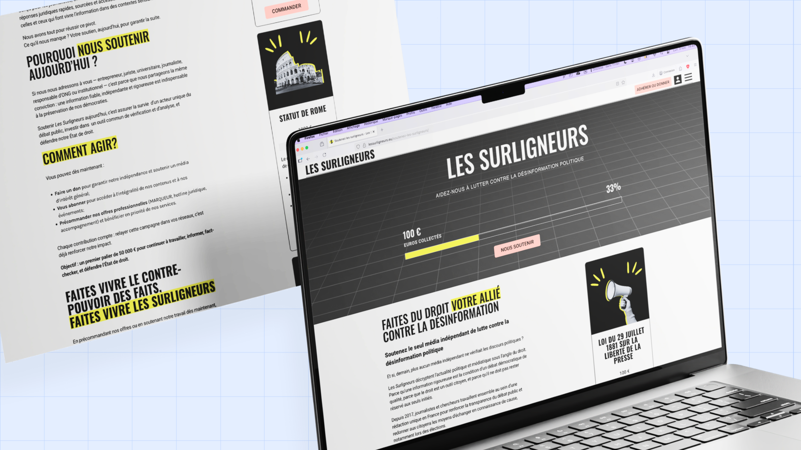 Site web Revue K par Médianes