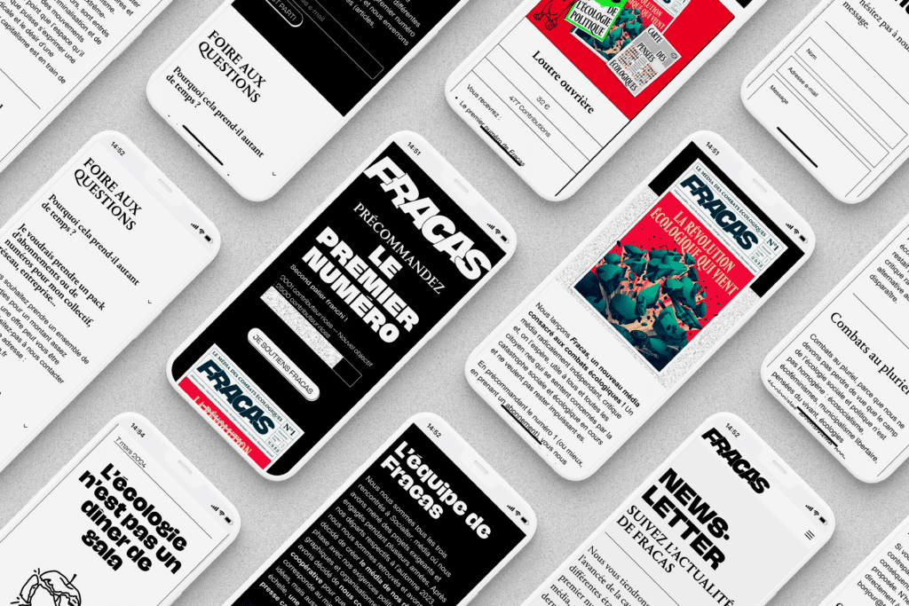 Fracas — Lancement de média
