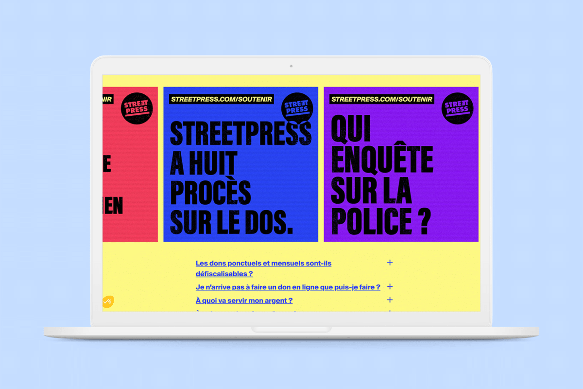 StreetPress — Campagnes de dons et fidélisation