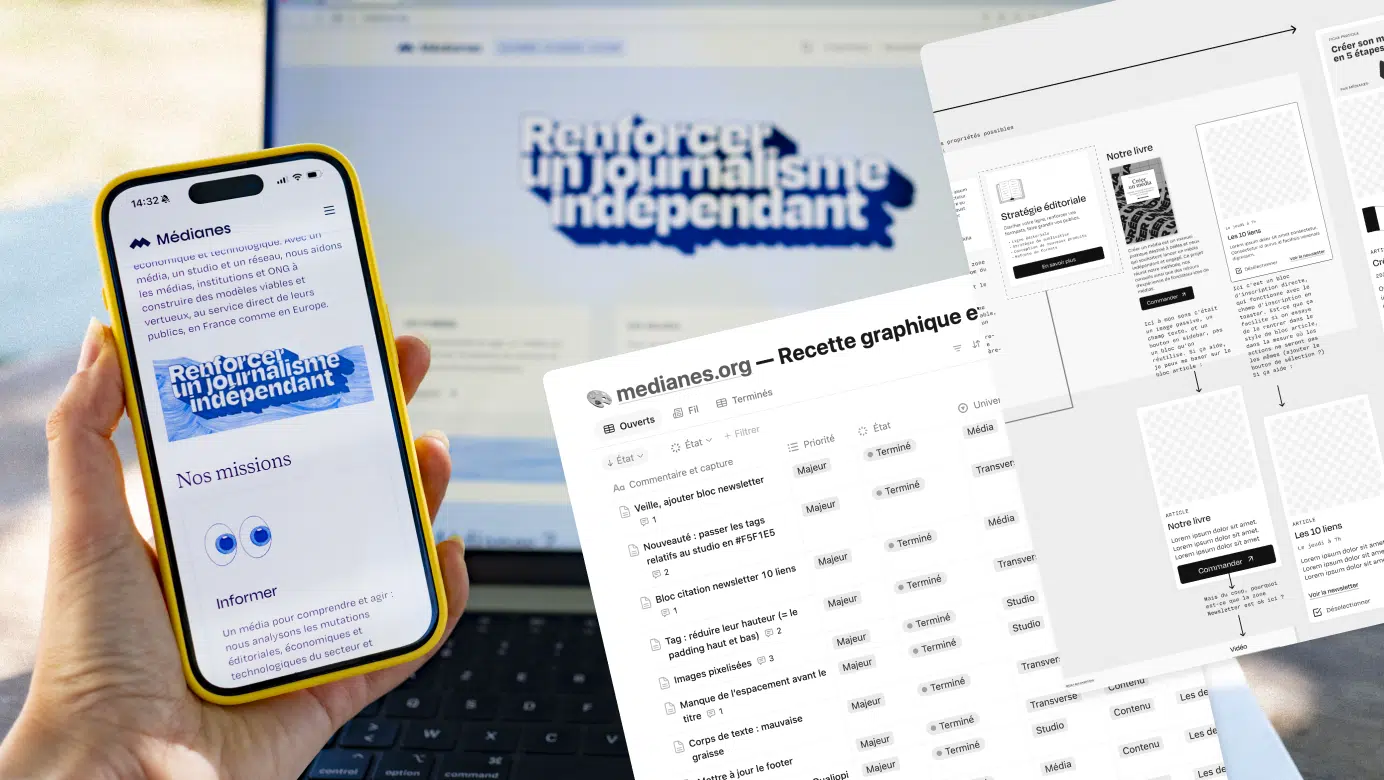 Notre nouveau site pour accompagner le développement de Médianes
