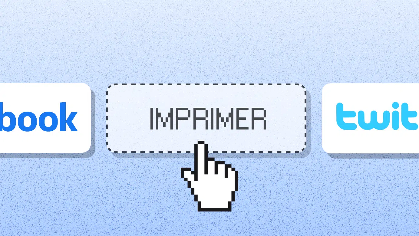 Où est passé le bouton « Imprimer » ?