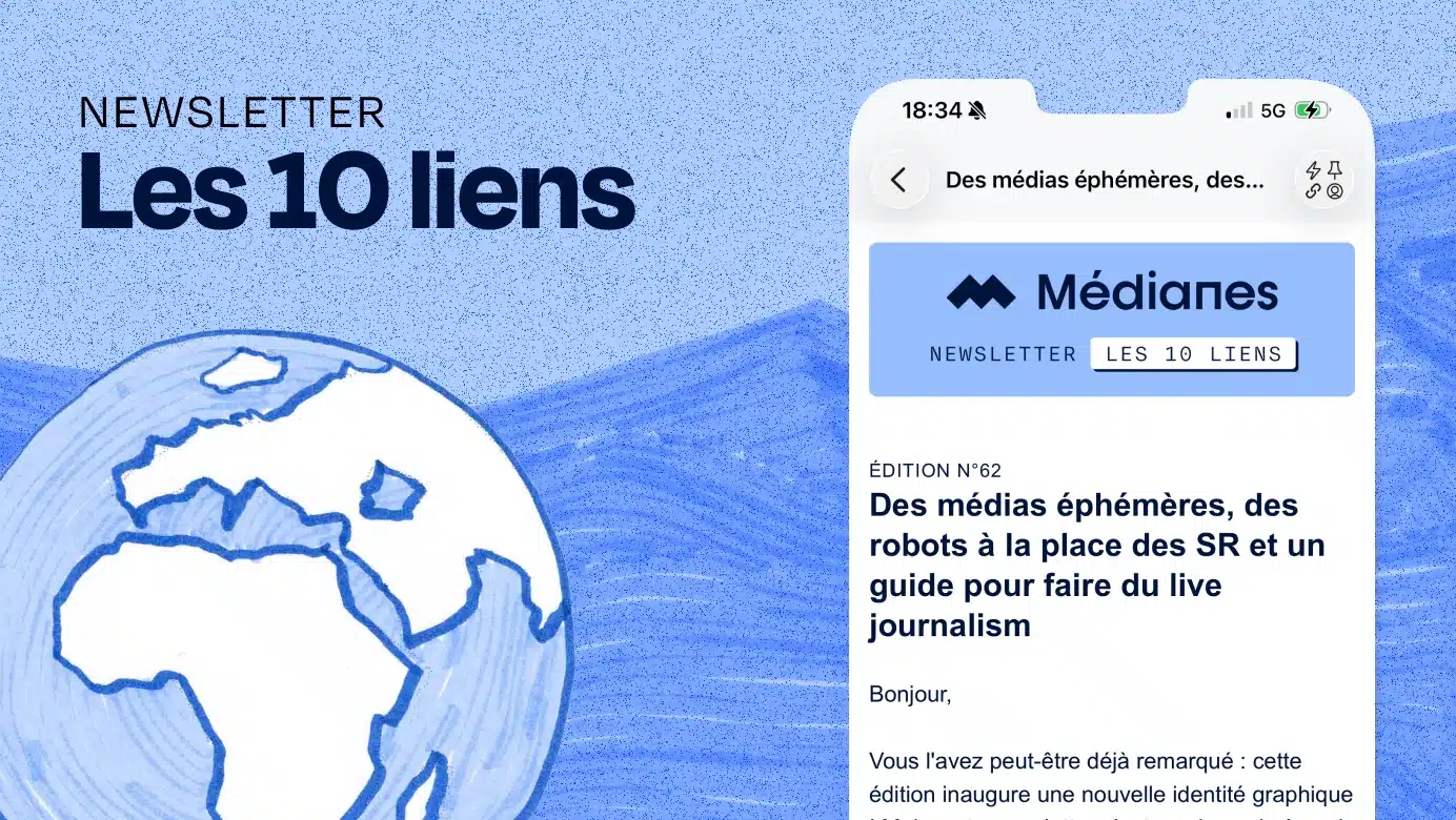 Des médias éphémères, des robots à la place des SR et un guide pour faire du live journalism